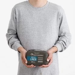 Sea To Summit Breeze Coolmax Liner - W/ Pillow Sleeve (Rectangle) -Camp Life Shop BreezeSleepingBagLiner InsectShield RectangularWithPillowSleeve ASL031081 251608 MODEL 1 d6398f0b 9fa5 4e46 b741 5f512bfae12d