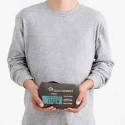 Sea To Summit Comfort Blend Liner (Rectangle) -Camp Life Shop ComfortBlendSleepingBagLiner RectangularWithPillowSleeve ASL032071 250201 MODEL 2