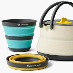 Sea To Summit Frontier Ultralight Collapsible Kettle Set (2 Person, 3 Piece) -Camp Life Shop FrontierULCollapsibleKettleCookSet2P3Piece ACK025031 122101 ADDITIONAL 2