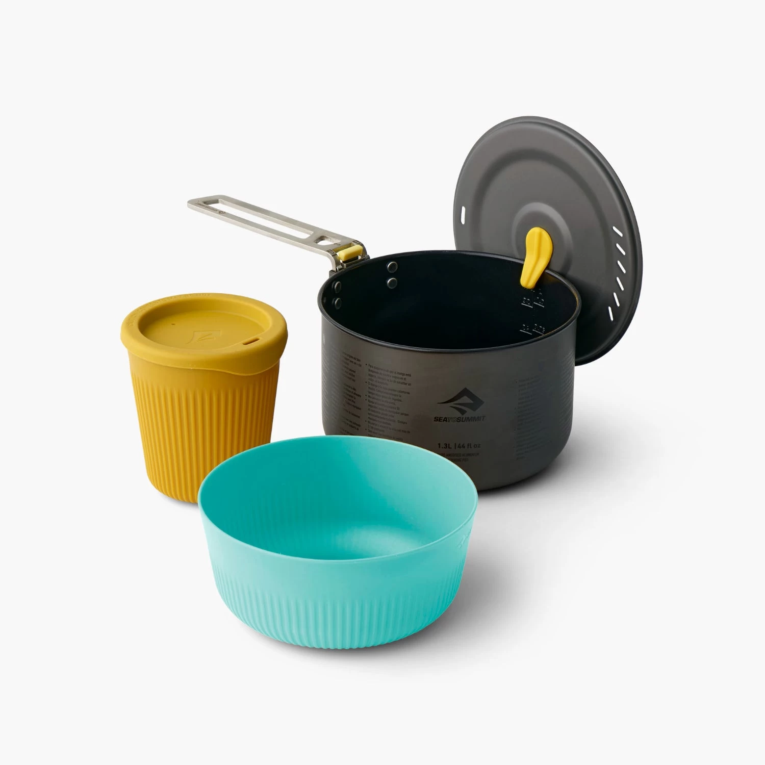 Sea To Summit Frontier Ultralight One Pot Cook Set (1 Person, Small 3 Piece) 3 Sea To Summit Frontier Ultralight One Pot Cook Set (1 Person, Small 3 Piece)