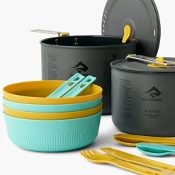 Sea To Summit Frontier Ultralight Two Pot Cook Set (4 Person, 14 Piece) -Camp Life Shop FrontierULTwoPotCookSet4P14Piece ACK027031 122106 ADDITIONAL 2