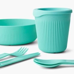 Sea To Summit Passage 1 Person Dinnerware Set (6 Piece) 20 Sea To Summit Passage 1 Person Dinnerware Set (6 Piece) -Camp Life Shop PassageDinnerwareSet1P6PieceBlue ACK037051 120215 ADDITIONAL 2