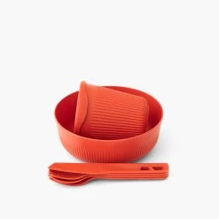 Sea To Summit Passage 1 Person Dinnerware Set (6 Piece) 16 Sea To Summit Passage 1 Person Dinnerware Set (6 Piece) -Camp Life Shop PassageDinnerwareSet1P6PieceOrange ACK037051 120816 ADDITIONAL 1