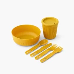 Sea To Summit Passage 1 Person Dinnerware Set (6 Piece) 25 Sea To Summit Passage 1 Person Dinnerware Set (6 Piece) -Camp Life Shop PassageDinnerwareSet1P6PieceYellow ACK037051 120913 PRIMARY