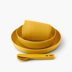Sea To Summit Passage 1 Person Dinnerware Set (7 Piece) -Camp Life Shop PassageDinnerwareSet1P7PieceYellow ACK037051 120917 ADDITIONAL 1