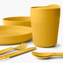 Sea To Summit Passage 1 Person Dinnerware Set (7 Piece) -Camp Life Shop PassageDinnerwareSet1P7PieceYellow ACK037051 120917 ADDITIONAL 2