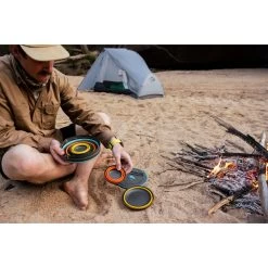 Sea To Summit Frontier Ultralight Collapsible Dinnerware Set (1 Person 3 Piece) -Camp Life Shop Wayfarer Brand Lifestyle 10